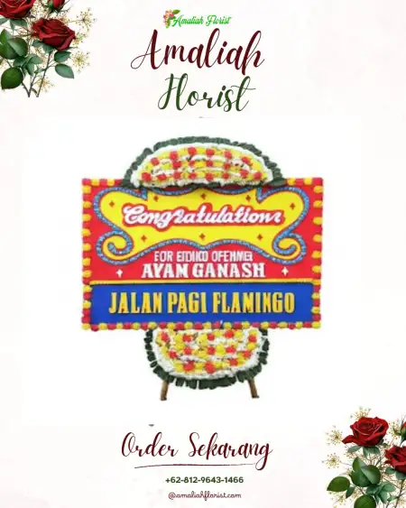Sewa Papan Bunga Mangli